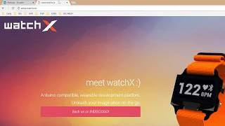 watchX Arduino Library Installation (For Windows)