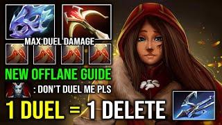 How to Hyper Offlane LC 1 Duel = 1 Delete with Moon Shard Harpoon Max Attack Speed Dota 2