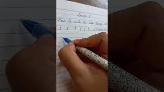#shorts #loopfamilyletters#howtowritecursive #learnwithpratistha #basicwriting #calligraphy #cursive