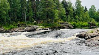 Russian Nature, спорт #поход, Река #Тунтсайоки и #Тумча, #сплав #катамаран #тритон , #пороги