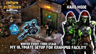 EXTERMINATOR GATLING GUN VISIT KRAMPUS FACILITY HARD MODE - Dawn of Zombies Survival