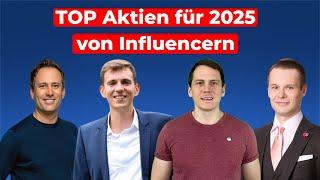 TOP Aktien für 2025 von bekannten Finfluencern