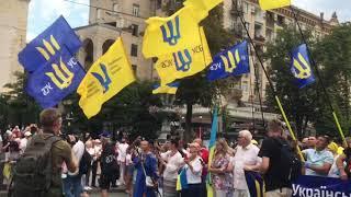 Українська Спілка Блогерів на марші захисників України 24.08.21 р.