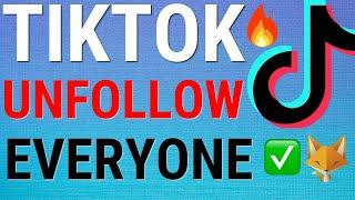 How To Unfollow People QUICKLY On TikTok (Android)