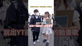 YT播放排行前10日本動畫歌！第1名播放量遙遙領先啊！ 【 #中二街訪中 #365 】