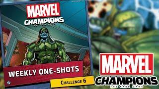 Marvel Champions Week 6 One-Shot Challenge Mode - Groot vs Ronan!