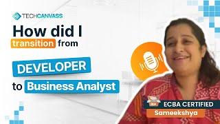 From Developer to ECBA Certified Business Analyst: Sameekshya Inspiring Journey