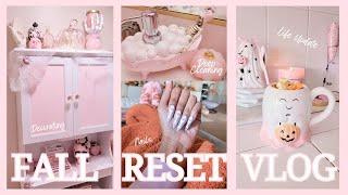 Fall Reset Vlog | DOLL DIARIES EP 28 Decorating, Life update & Deep cleaning.