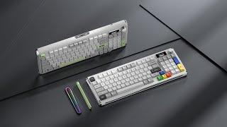  Global New Product Launch | Dustsilver D95: 3 patents and 10+ technologies DIY keyboard