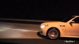 BMW M5 E60 PP-Performance [ BackFire ] vs Jaguar XJL Supersport