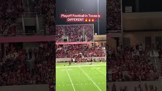 The Atmosphere at High School Football games in Texas is CRAZY ️ #shorts