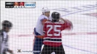 Matt Martin vs Tom Kostopoulos Apr 1, 2013
