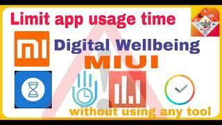 LIMIT APP USAGE TIME | STOP YOUR PHONE ADDICTION | MIUI V12.0.4