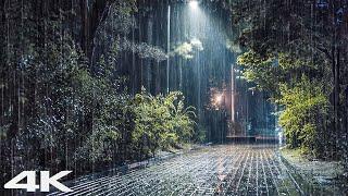 Peace of Mind with Gentle Rain at Rainy Night - Relieves Insomnia & Healing ASMR