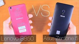 Asus ZenFone 5 vs Lenovo S850 Сравнение