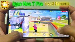 Iqoo Neo 7 Pro Free Fire Gameplay || New Rank Season Solo Vs Squad Gameplay