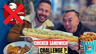 Un SANDWICH XXL dans ce FAST FOOD de POULET ! KFC peut aller se rhabiller ?