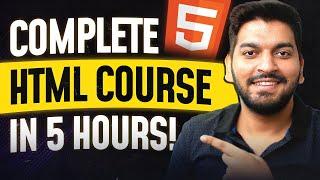 Complete HTML Tutorial in 1 Video 2024