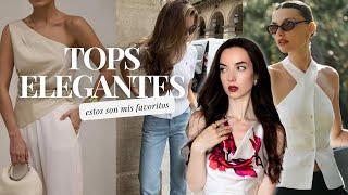 LOS 10 TOPS MÁS ELEGANTES QUE DEBES TENER EN TU ARMARIO  Susana Arcocha