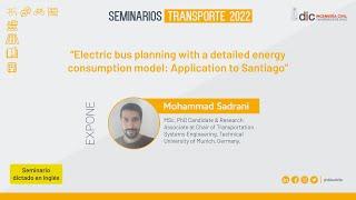 Seminario Mohammad Sadrani “Electric bus planning with a detailed energy consumption model"