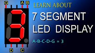 Seven Segment LED Display Pinout | How Common Cathode or Common Anode 7 Segment LED displays work