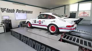 Vtech-Performance Leistungsmessung Porsche 911 G Modell Dyno Leistungsprüfstand