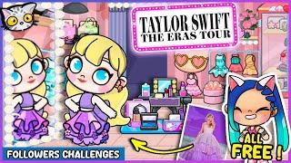 I Decorate TAYLOR SWIFT'S Concert for THE ERAS TOUR for FREE in AVATAR WORLD FOLLOWER CHALLENGES