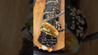 김밥 최고의 짝꿍은 라면? 우동?