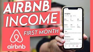 First Month Income as an Airbnb Host - How Much Airbnb Paid Me