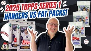 2025 Topps Series 1 Hanger Box vs. Fat PacksRetail Showdown!