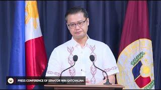 (LIVE) Press Conference of Senator Win Gatchalian (September 12, 2024)