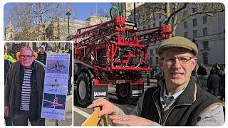 FARMERS ARMY MARCH ON PANCAKE DAY in Central London!