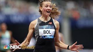 Femke Bol runs 3rd fastest time in history to win London 400 hurdles | NBC Sports