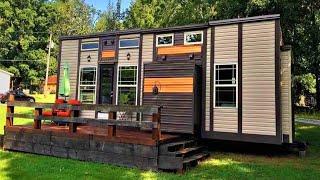 Incredibly  Cozy 33ft Tiny House with Slide Outs: 390 Sq. Ft. | Tiny House Concepts