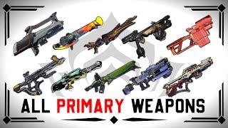 All PRIMARY weapons of Warframe - Warframe Arsenal