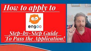 How to Apply to Engoo and PASS the Application Process!