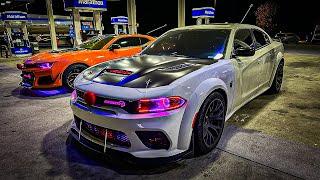 TUNED HELLCAT JAILBREAKS CUTS UP WITH CAMARO ZL1