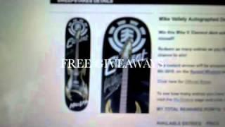 Element search and Win. Free skate stuff!