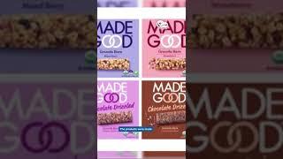 Variety of Made Good granola bars recalled over possible metal contamination