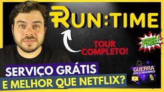 RUNTIME | SERVIÇO DE GRAÇA MELHOR QUE A PLUTO TV E NETFLIX?! Tour Completo