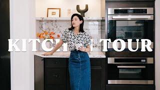 Kitchen Tour参观我的厨房｜改造纽约老破小厨房｜整体设计&收纳分享｜高频使用的宝藏电器｜SUGGYL