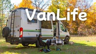 Van Life with Me: A Cozy Fall Day in the Woods | Off-Grid & Dispersed Camping