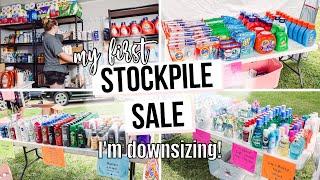 COUPONING STOCKPILE SALE! downsizing my stockpile in half 