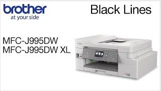 Clearing black vertical lines on copies or scans – MFCJ995DW
