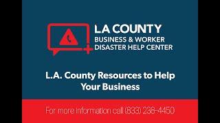 LA County Resources to Help Your Business Through a Public Health Emergency