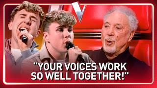 The Voice Coaches were SURPRISED to find IDENTICAL TWINS on stage! | Journey