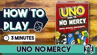 How to Play UNO No Mercy in 3 minutes