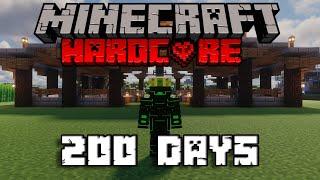 What if I Spent 200 DAYS Playing Hardcore Minecraft?