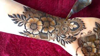 Very beautiful stylish front hand mehndi design | easy arabic mehndi | mehndi ka design | Mehndi