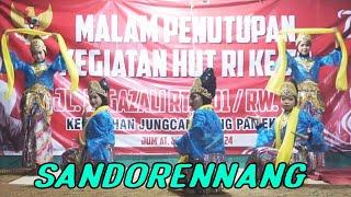 TARI SANDORENNANG MADURA || MALAM PENUTUPAN HUT RI Ke 79 Kelurahan Jungcangcang Pamekasan